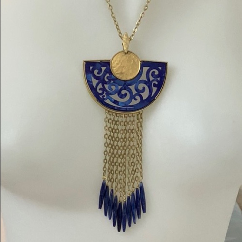 Moroccan filigree tassels necklace new exclusive